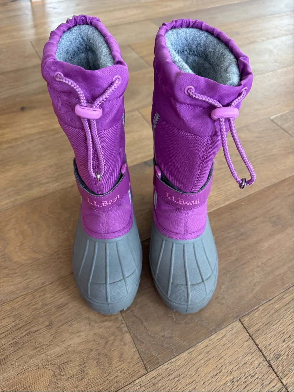 L.L.Bean Kids’ Northwoods Snow Boots Size 11 Lilac Purple